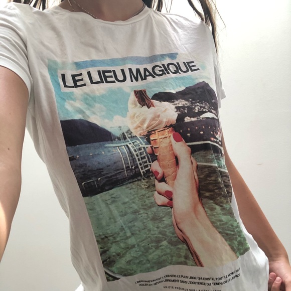 Zara Tops - Graphic T